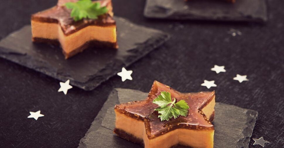 Foie Gras Cheesecakes with Fig Jam